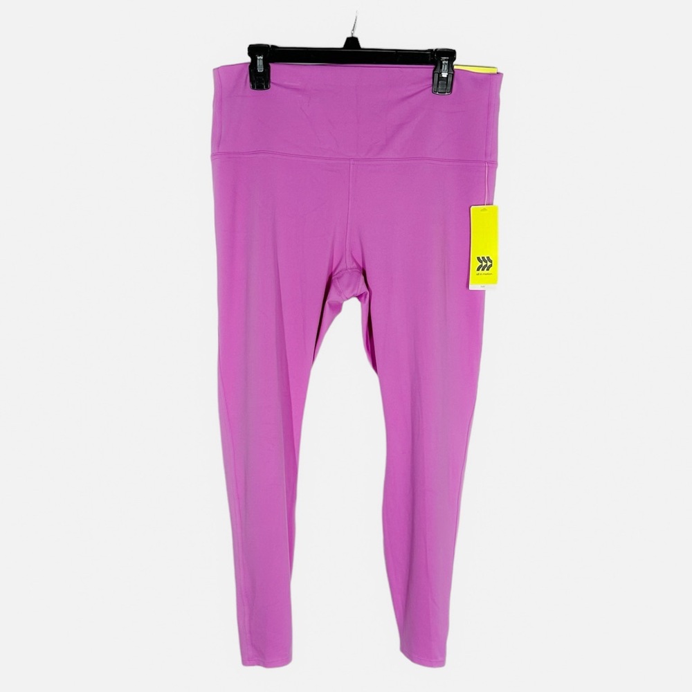 NWT All in Motion Womens Size XXL Flex Ultra High Rise 7/8 Leggings Purple Yoga